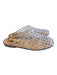 Bibi Lou Shoe Size 38 Clear Plastic Round Toe Holes Mule Flats Shoes Clear / 38