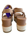 Sorel Shoe Size 7.5 Brown Manmade Material open toe Ankle Strap Velcro Shoes Brown / 7.5