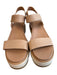 Sorel Shoe Size 7.5 Brown Manmade Material open toe Ankle Strap Velcro Shoes Brown / 7.5