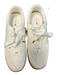 Birdies Shoe Size 7.5 White Leather Low Top Lace Up Almond Toe Sneaker Shoes White / 7.5