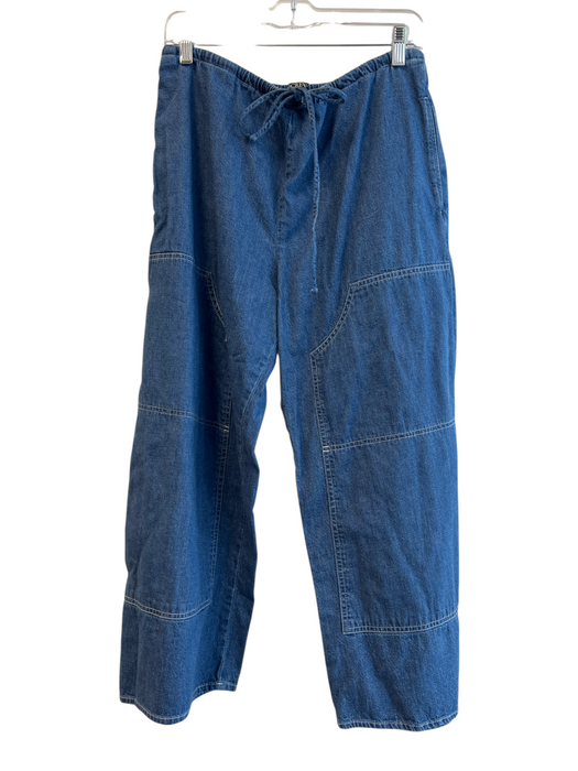 J Crew Size S Medium dark wash Cotton Elastic Drawstring High Rise Jeans Medium dark wash / S
