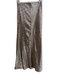 Line & Dot Size M Silver Polyester Sequin Elastic Waist Mermaid Maxi Skirt Silver / M