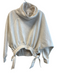 Daily Practice Size XXS Ivory Cotton Blend Turtle Neck Long Sleeve Tie Hem Top Ivory / XXS