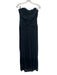 Free People Size 2 Navy Embroidered Fabric Block Strapless Maxi Dress Navy / 2