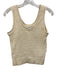 Madewell Size XS Cream White Cotton Blend Sleeveless Crochet Knit Ribbed Top Cream White / XS