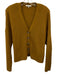 Madewell Size XS Mustard Yellow Acrylic Blend Long Sleeve Button Front Sweater Mustard Yellow / XS