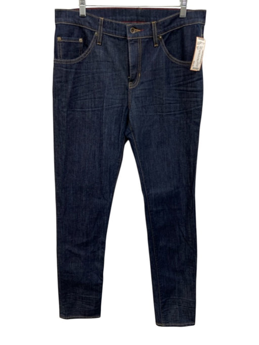 Raleigh NWT Size 34 Dark Wash Cotton Solid Denim Jean Men's Pants Dark Wash / 34