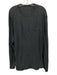 Lululemon Size Est XL Dark Gray Synthetic Heathered Athletic Long Sleeve Shirt Dark Gray / Est XL