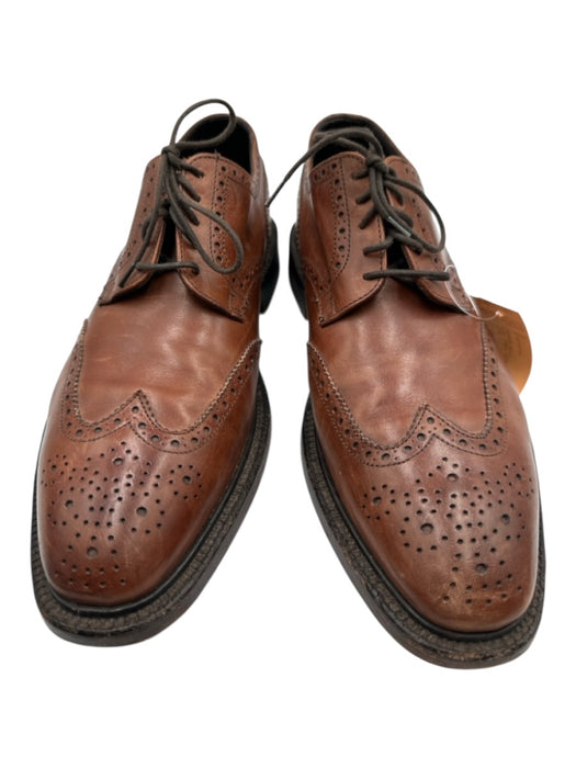 Sid Mashburn Shoe Size 9 Brown Leather Broguing Wingtip Dress Men's Shoes Brown / 9