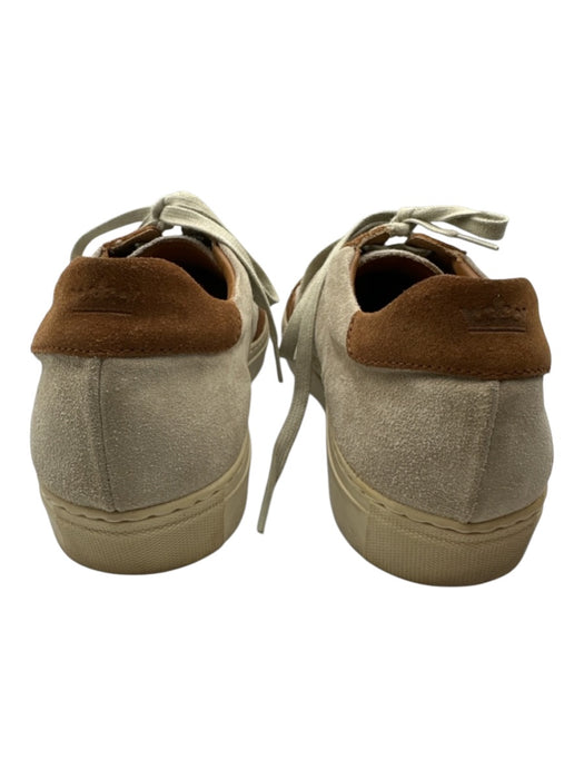 Peter Millar Shoe Size 10.5 Beige & Brown Suede Solid Sneaker Men's Shoes Beige & Brown / 10.5