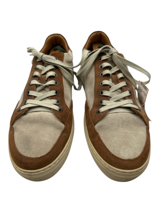 Peter Millar Shoe Size 10.5 Beige & Brown Suede Solid Sneaker Men's Shoes Beige & Brown / 10.5