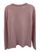 Theory Size M Pale Lilac Cashmere Ribbed Trim split hem Sweater Pale Lilac / M
