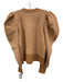 Ulla Johnson Size S Brown & Cream Merino Wool Stripe Long Sleeve Sweater Brown & Cream / S