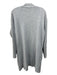 Theory Size M Light Gray Cashmere Open Front Thigh Length Heathered Cardigan Light Gray / M