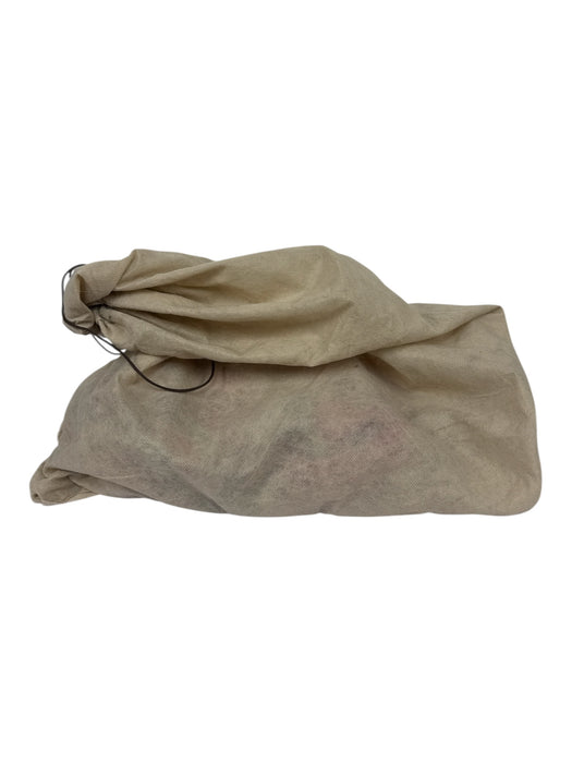 Stella McCartney Red Faux Suede Gunmetal Hardware Chain Trim Hobo Bag Red / M