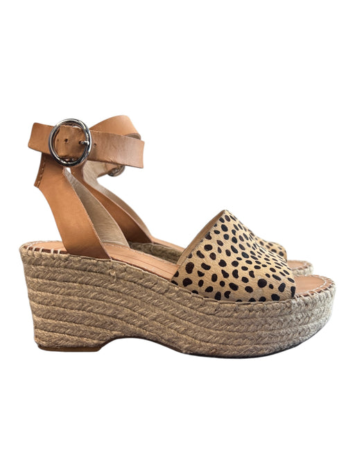 Dolce Vita Shoe Size 7 Tan Calf hair Espadrille Cheetah Print Shoes Tan / 7