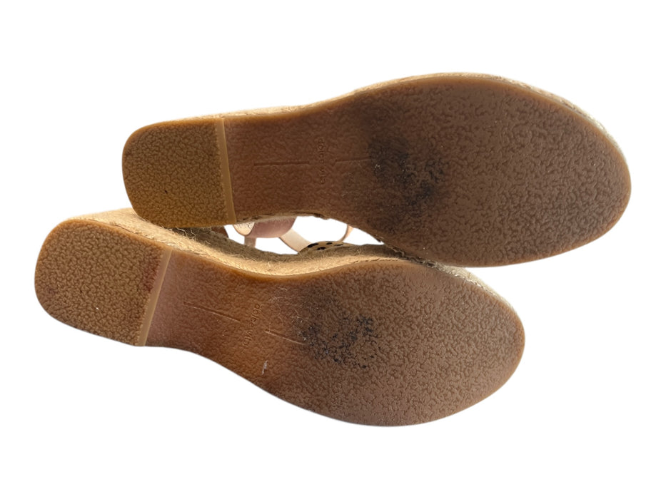 Dolce Vita Shoe Size 7 Tan Calf hair Espadrille Cheetah Print Shoes Tan / 7