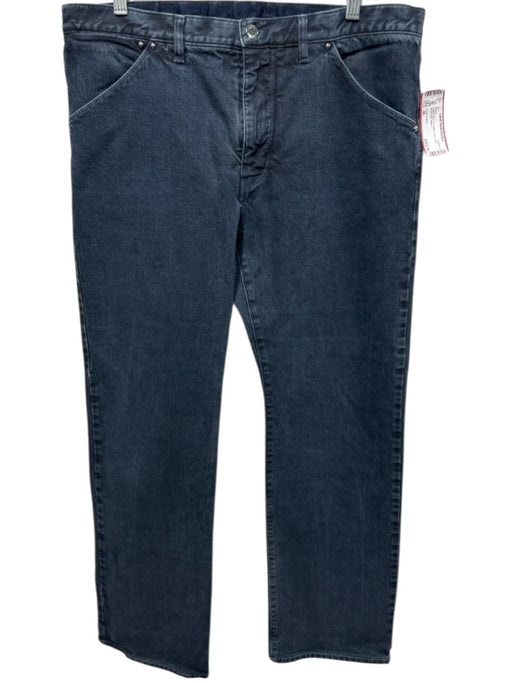 Louis Vuitton Size 46 Faded Blue Cotton Solid Jean Men's Pants Faded Blue / 46