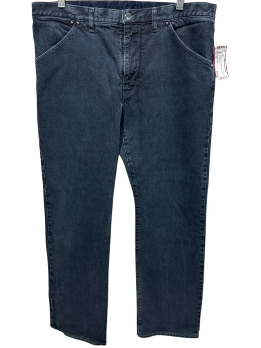 Louis Vuitton Size 46 Faded Blue Cotton Solid Jean Men's Pants Faded Blue / 46