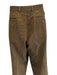 Louis Vuitton Size 44 Green Cotton Cordouroy Khaki Side Tabs Men's Pants Green / 44