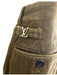 Louis Vuitton Size 44 Green Cotton Cordouroy Khaki Side Tabs Men's Pants Green / 44