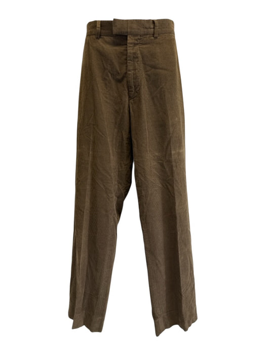 Louis Vuitton Size 44 Green Cotton Cordouroy Khaki Side Tabs Men's Pants Green / 44
