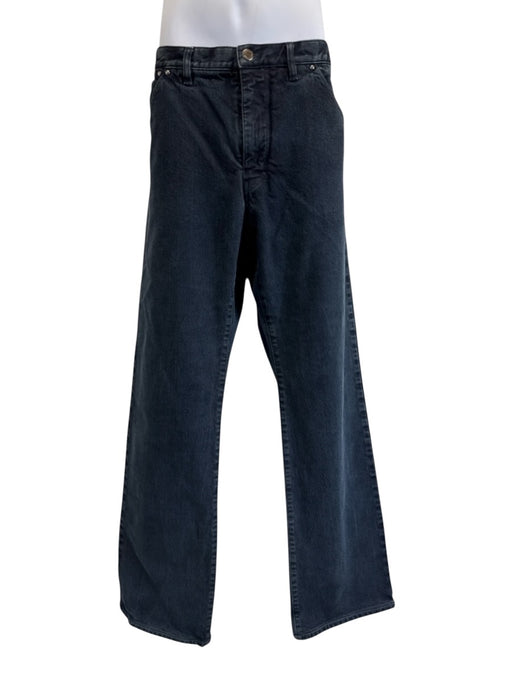 Louis Vuitton Size 46 Blue Cotton Blend Solid Jean Men's Pants Blue / 46