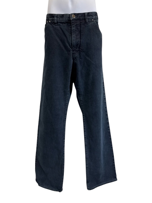 Louis Vuitton Size 46 Blue Cotton Blend Solid Jean Men's Pants Blue / 46