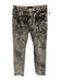 Purple - Brand Size Est 32 Gray & Black Cotton Blend Washed Skinny Jean Pants Gray & Black / Est 32