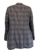 Alexander McQueen Gray & Brown Wool Plaid 2 Button Men's Blazer Gray & Brown / 52