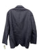 Armani Size 54 Navy Cotton Blend Solid 3 button Men's Jacket 54