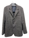 Armani Brown Wool Blend Solid 3 button Men's Blazer Est 54