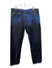 Dior Size 36 Dark Blue Cotton Washed Jean Men's Pants 36