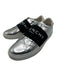 Givenchy Shoe Size 41 Black, White, Silver Leather Patent Leather Logo Sneakers Black, White, Silver / 41