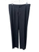 Bally Size 14 Black Wool Mid Rise Zip & Button Straight Leg Pants Black / 14