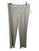 Akris Size 6 Khaki Wool pleat front Mid Rise Side Zip Straight Leg Pants Khaki / 6
