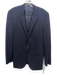 Hugo Boss Navy Blue Wool Solid 2 Button Men's Blazer Navy Blue / 40L