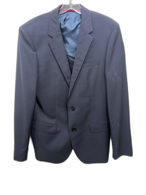 Hugo Boss Navy Blue Wool Solid 2 Button Men's Blazer Navy Blue / 38R