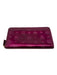 MCM Purple Patent Leather Monogram Rose Gold Hardware Continental Wallets Purple