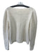 Loveshackfancy Size L Off White Baby Alpaca & Polyamide Open Knit Sweater Off White / L