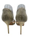 Jimmy Choo Shoe Size 40 Gold Metallic 2 Strap Stiletto Sandals Gold / 40