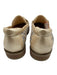 Softwaves Shoe Size 40 Gold & Silver Leather Basket Weave Buckle Detail Loafers Gold & Silver / 40