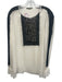 Kobi Halperin Size L White & Black No Fabric Tag Long Sleeve Lace Detail Top White & Black / L
