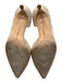 Manolo Blahnik Shoe Size 41 Light Beige Suede Pointed Toe Kitten Heel Pumps Light Beige / 41