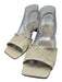 Toteme Shoe Size 39 Off White Leather Square Toe Gathered Slingback Sandals Off White / 39