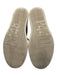 P448 Shoe Size 40 Beige & Gray Suede & Textile Metallic Textured Sneakers Beige & Gray / 40