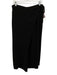 Eileen Fisher Size M Black Silk Tie Waist Over Skirt Wide Leg Pants Black / M