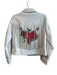 By Giuliana Black Label Size Small White Polyurethane Red Heart Graphic Jacket White / Small