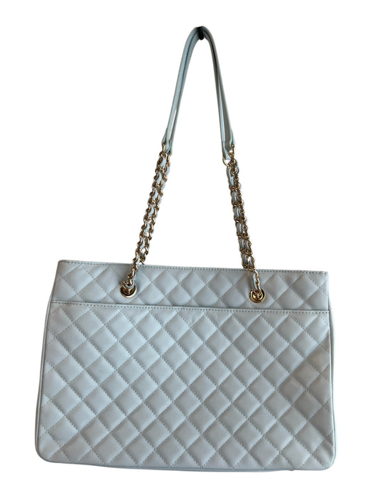 G by Giuliana Pale Blue Lamb leather Gold hardware Quilted Chain Strap Bag Pale Blue