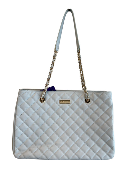 G by Giuliana Pale Blue Lamb leather Gold hardware Quilted Chain Strap Bag Pale Blue